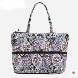 Vera Bradley Ornate Blooms Expandable Travel Tote Bag New NWT